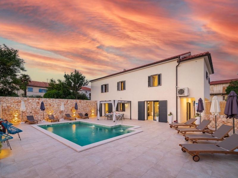 Spacious villa Ivy with an outdoor pool in a quiet area on Krk