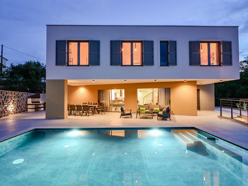 Luksuzna Villa Brajdini s panoramskim pogledom na more