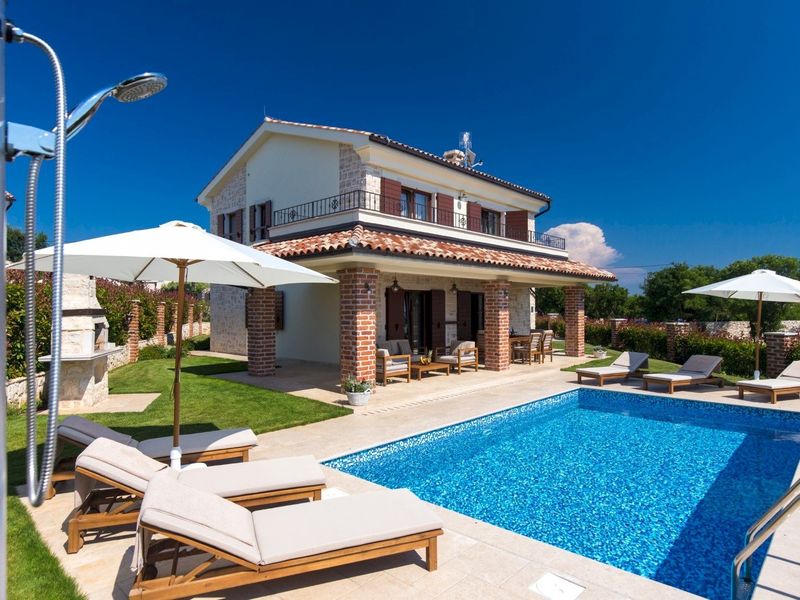 Traditional style Villa Suza with an outdoor pool on Krk