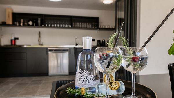 Schöne Ferienwohnung Studio S1 in der Villa Curiera mit Pool auf Krk