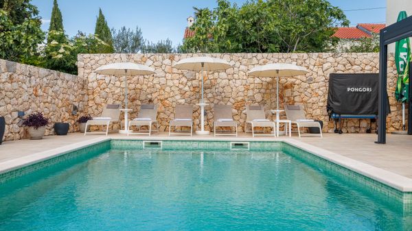 Spacious villa Ivy with an outdoor pool in a quiet area on Krk