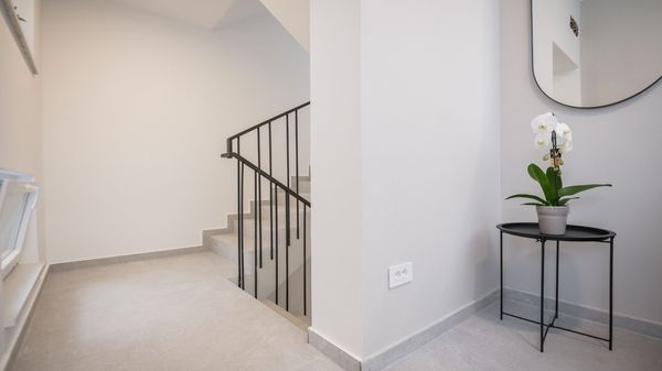 Modern apartment Lacrima 1 with breakfast in villa with a pool on Krk.