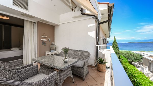 Modern Apartment Balu 16 in the beachfront villa on Krk