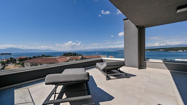 Luxury Penthouse Mia with panoramic sea view