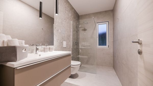 Moderne Ferienwohnung Lacrima 3 in der Villa mit Pool auf Krk