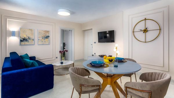 Elegantan apartman Navy s pogledom na more u mirnom selu na Krku