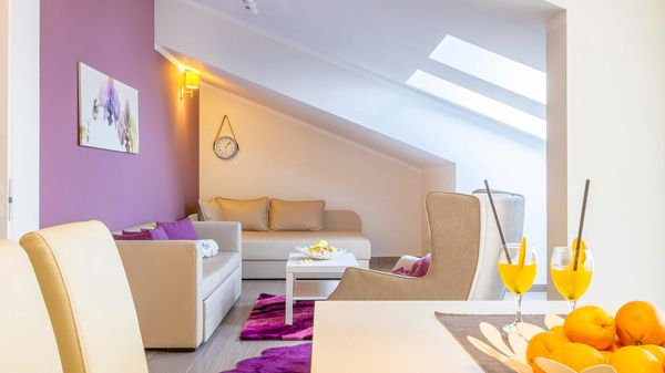 Elegante Ferienwohnung Mande 5 mit Meerblick in der Villa auf Krk