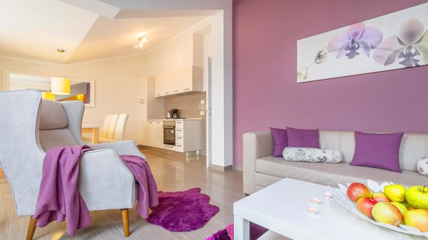 Elegante Ferienwohnung Mande 5 mit Meerblick in der Villa auf Krk
