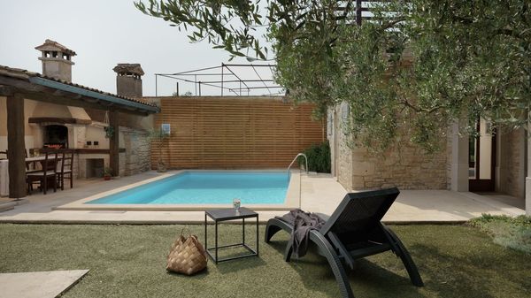 Casa Nina - sorgfältig restaurierte alte istrische Villa mit privatem Pool und Sauna