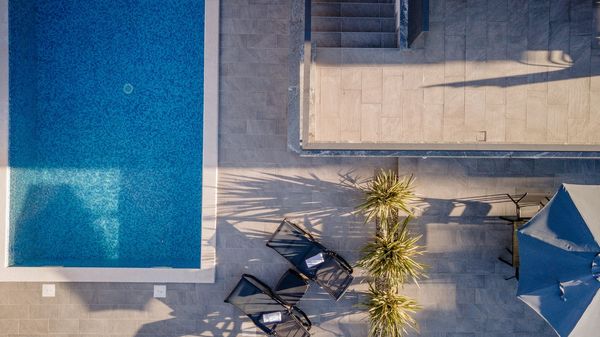 Modern apartment Lacrima 4 in villa with a pool on Krk