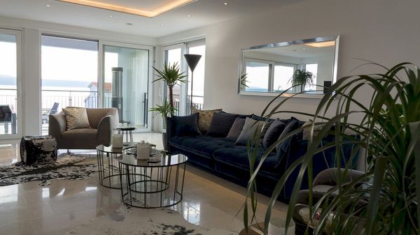 The Grand View Villa with a heated pool, gym & wellness zone on Krk
