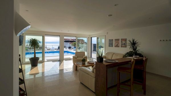The Grand View Villa with a heated pool, gym & wellness zone on Krk