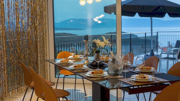 The Grand View Villa with a heated pool, gym & wellness zone on Krk