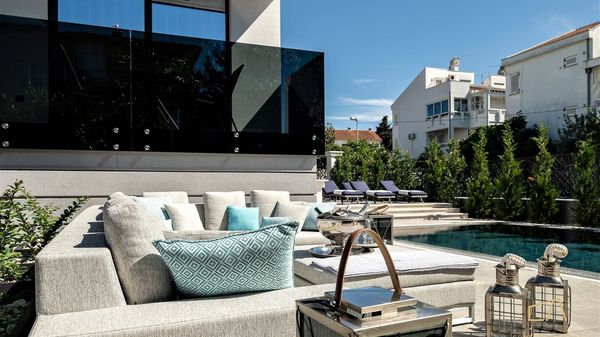 Prekrasan studio apartman S3 u Villi Curiera s bazenom na Krku