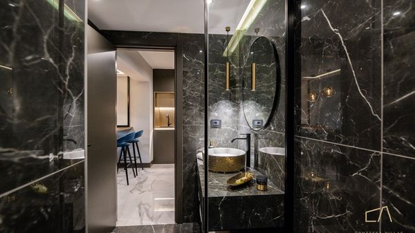 Prekrasan studio apartman S3 u Villi Curiera s bazenom na Krku
