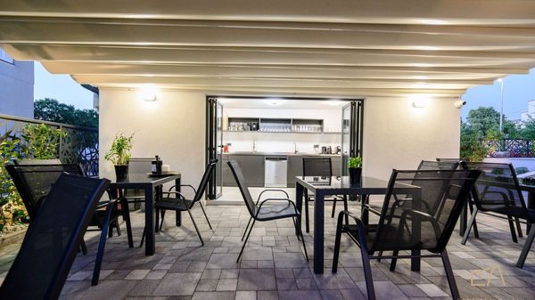 Prekrasan studio apartman S3 u Villi Curiera s bazenom na Krku