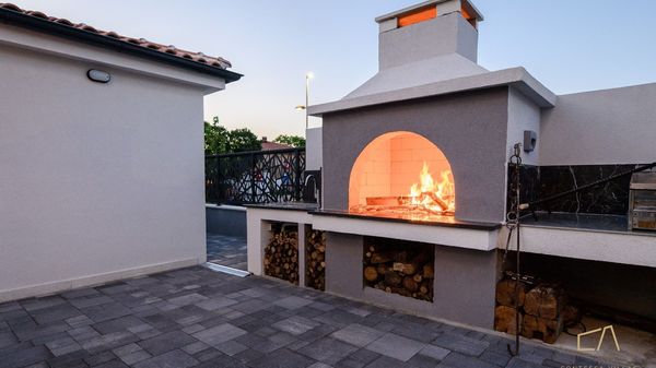 Prekrasan studio apartman S3 u Villi Curiera s bazenom na Krku