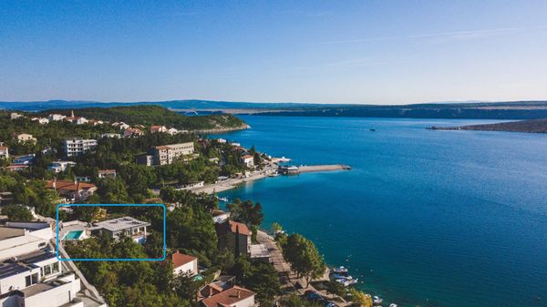 Stunning Villa Grace with a sea view and a pool in Jadranovo