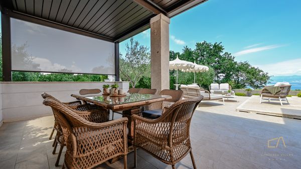 Seafront Villa Prova 1 with a sea view, indoor & outdoor pool on Krk