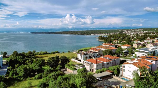 Seafront Villa Prova 1 with a sea view, indoor & outdoor pool on Krk