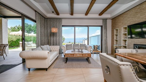 Seafront Villa Prova 1 with a sea view, indoor & outdoor pool on Krk