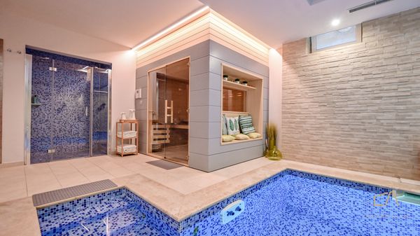 Seafront Villa Prova 1 with a sea view, indoor & outdoor pool on Krk