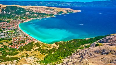 Krk island - one of the biggest in Croatia
