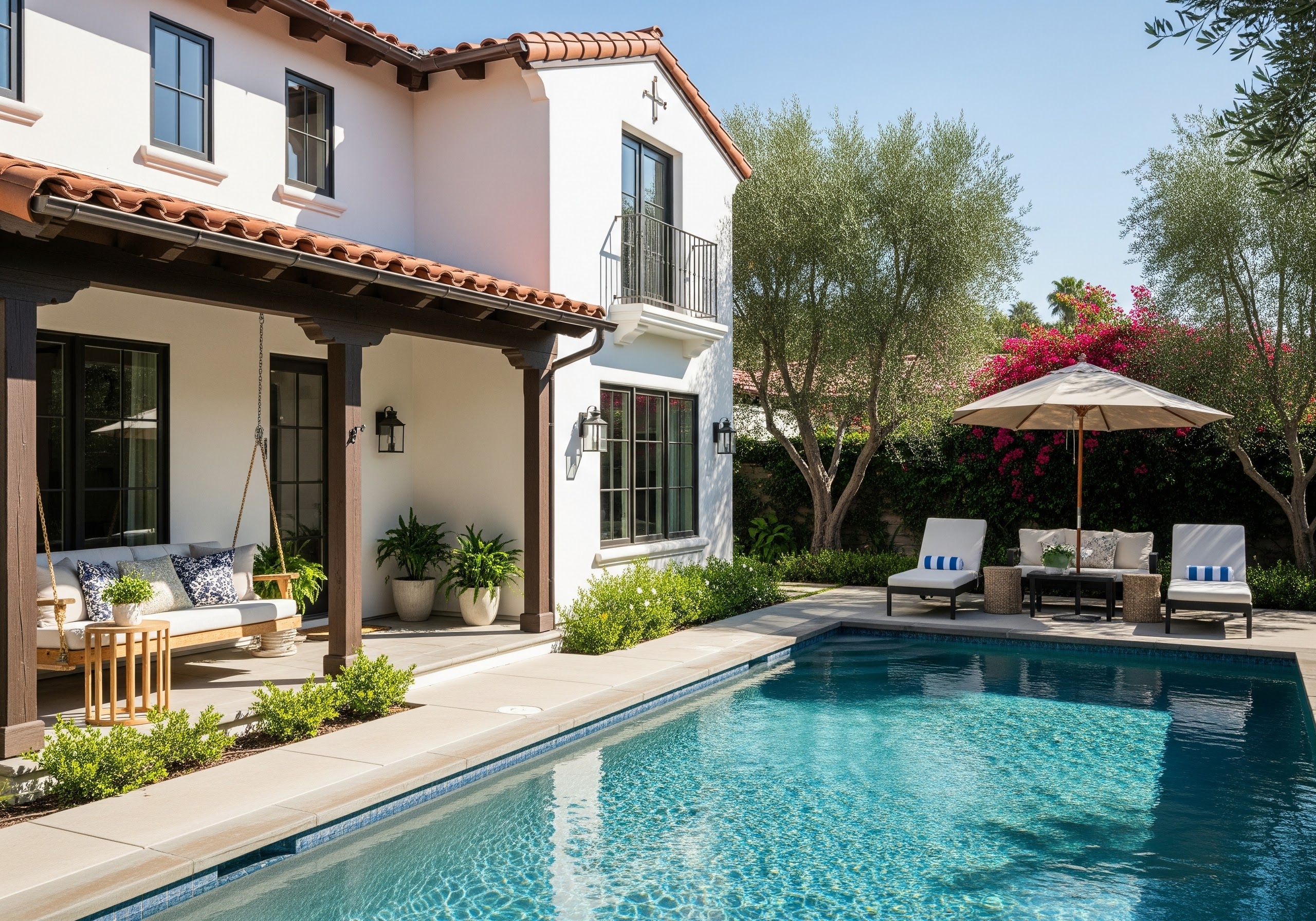 Luksuzna kuća za odmor s bazenom i ležaljkama